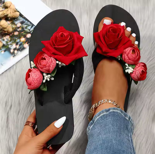 Red rose Flipflop