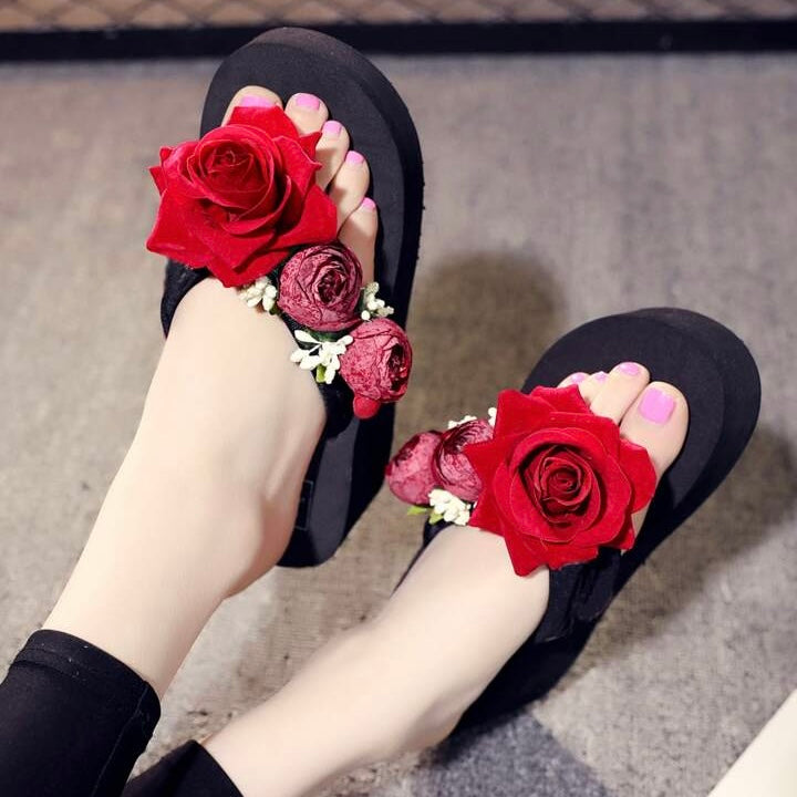 Red rose Flipflop