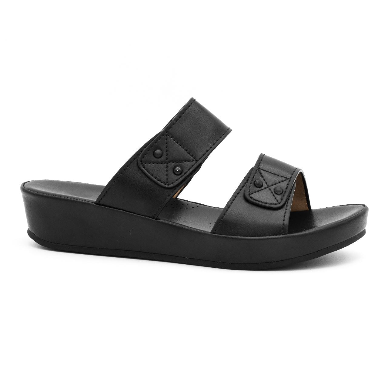 Baklia black slipper