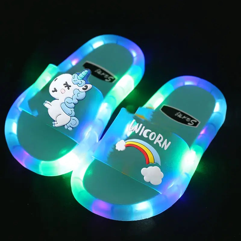 Kids light shoes baby light slippers